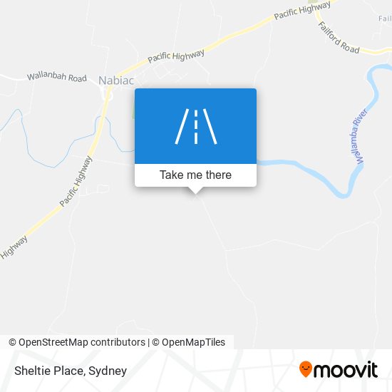 Mapa Sheltie Place