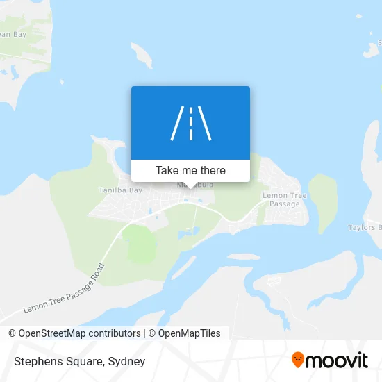 Mapa Stephens Square