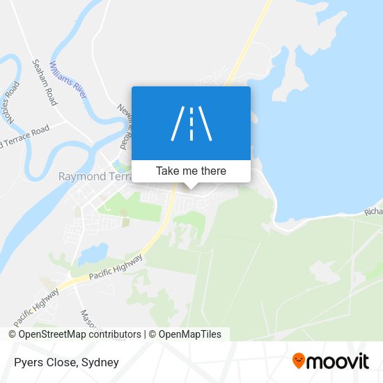 Pyers Close map