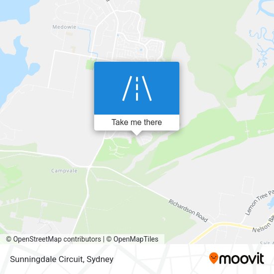 Sunningdale Circuit map