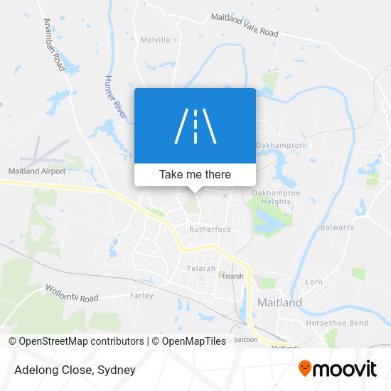 Adelong Close map