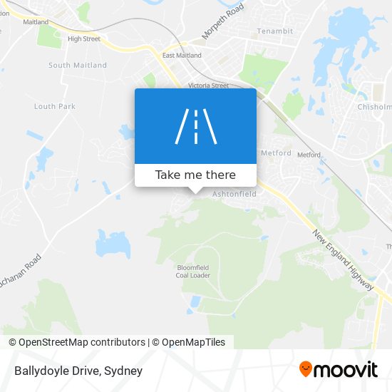 Mapa Ballydoyle Drive