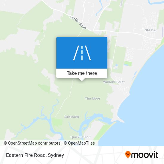 Eastern Fire Road map