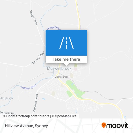 Hillview Avenue map