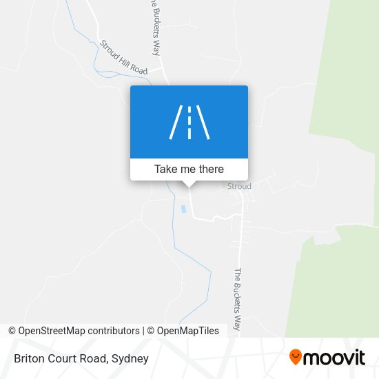 Briton Court Road map