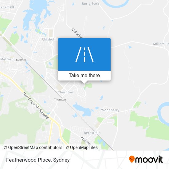 Featherwood Place map