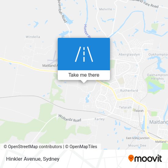 Hinkler Avenue map