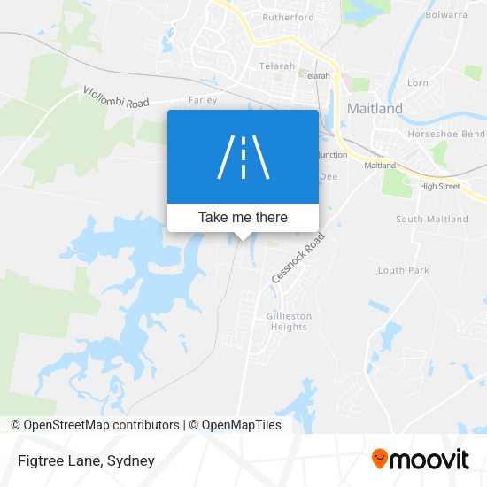 Figtree Lane map