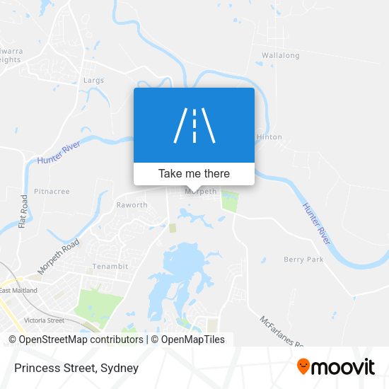 Princess Street map