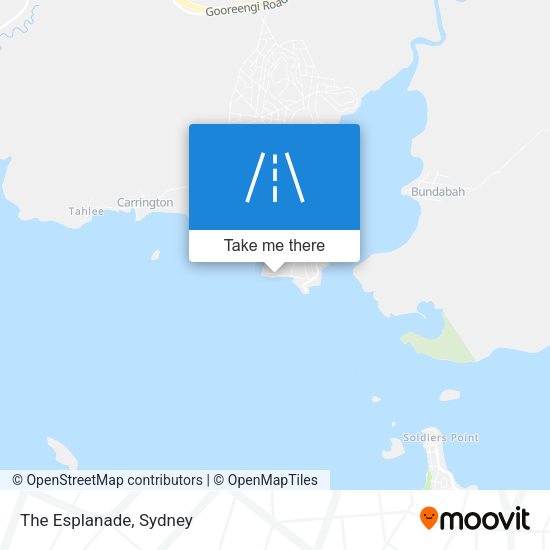 The Esplanade map