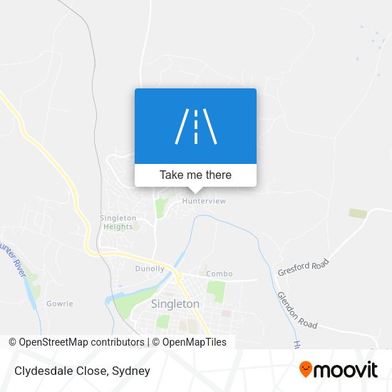 Clydesdale Close map