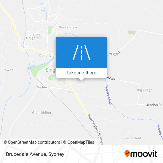 Brucedale Avenue map