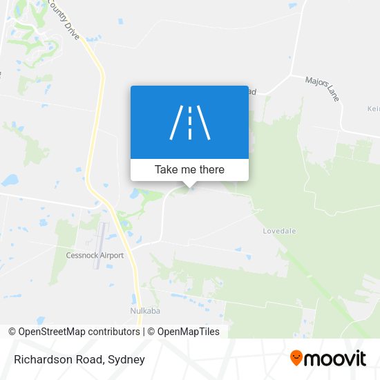 Richardson Road map