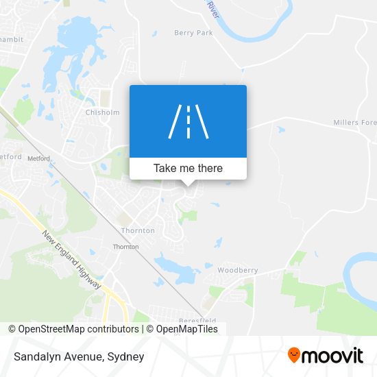 Sandalyn Avenue map