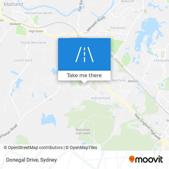 Donegal Drive map