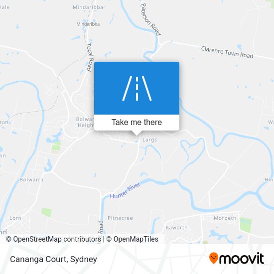 Cananga Court map