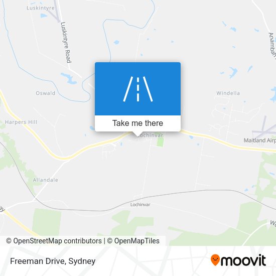 Freeman Drive map