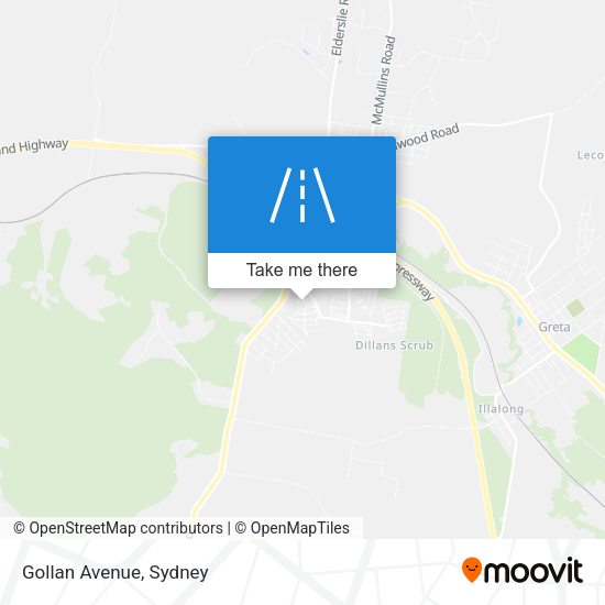 Gollan Avenue map