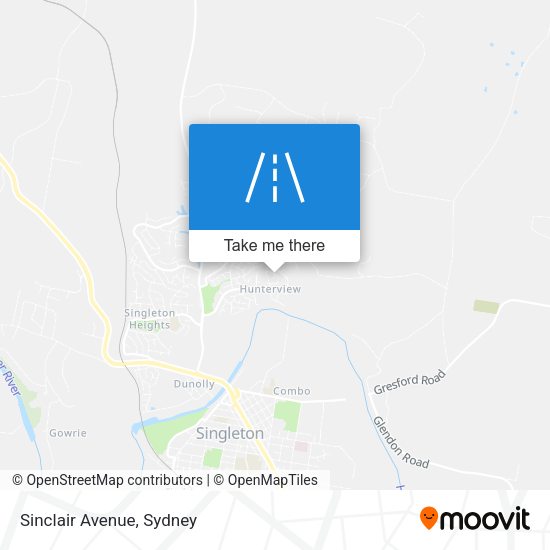 Sinclair Avenue map
