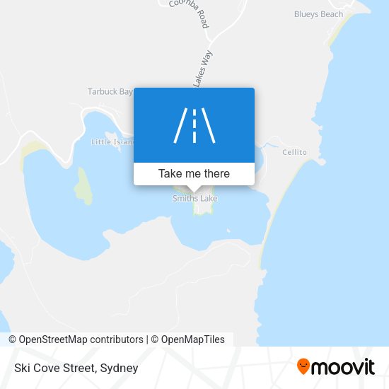 Ski Cove Street map