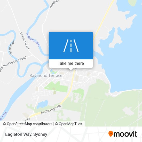 Eagleton Way map