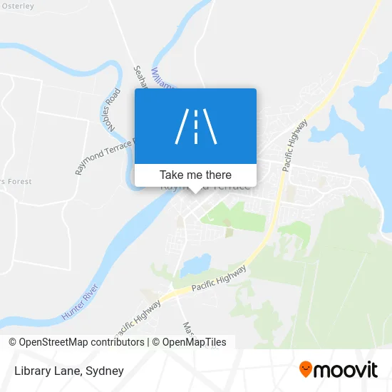 Mapa Library Lane