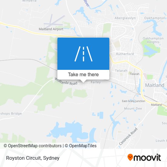 Royston Circuit map
