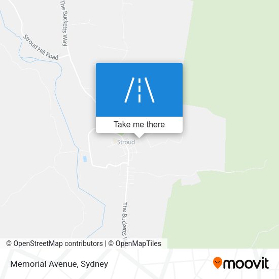 Memorial Avenue map
