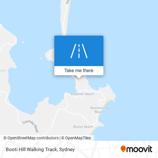 Booti Hill Walking Track map