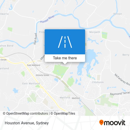 Houston Avenue map