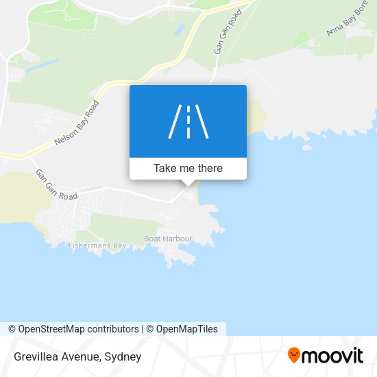 Grevillea Avenue map