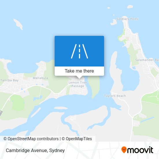 Cambridge Avenue map