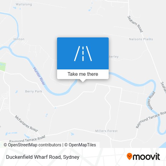 Duckenfield Wharf Road map