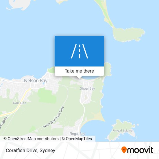 Coralfish Drive map