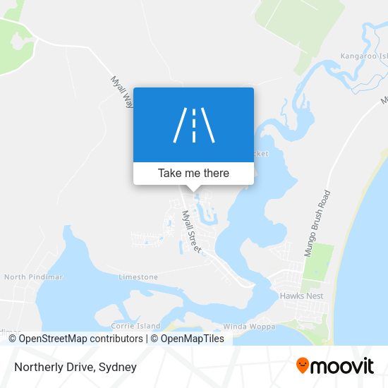 Northerly Drive map