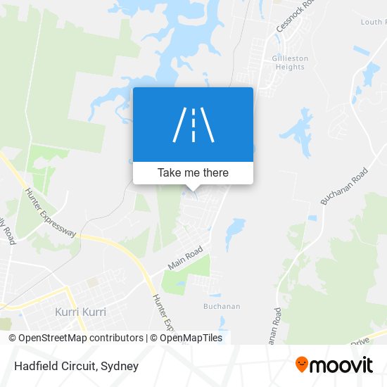 Hadfield Circuit map