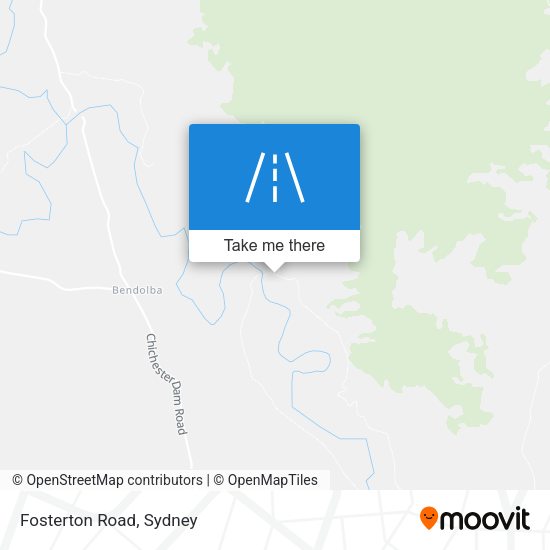 Fosterton Road map