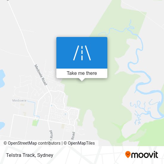 Telstra Track map