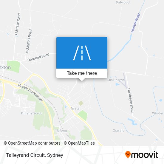 Talleyrand Circuit map