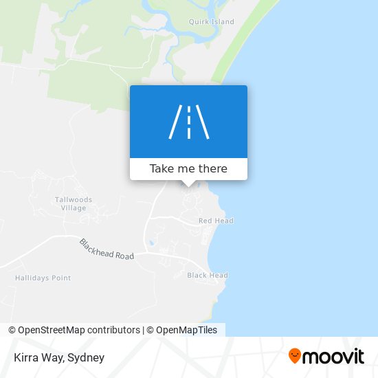 Mapa Kirra Way