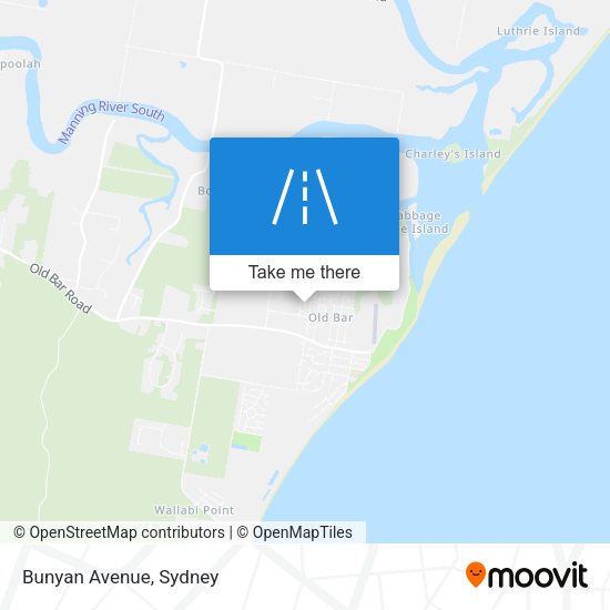 Bunyan Avenue map