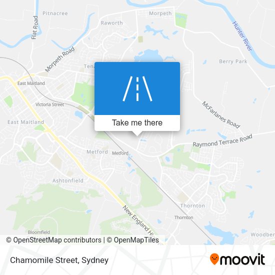 Chamomile Street map