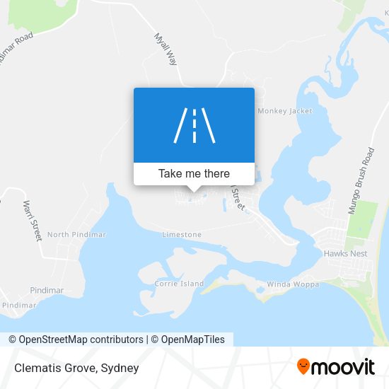Clematis Grove map