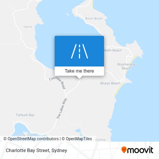 Charlotte Bay Street map
