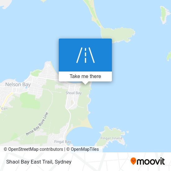 Shaol Bay East Trail map