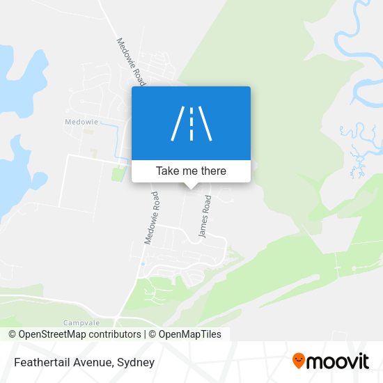 Feathertail Avenue map