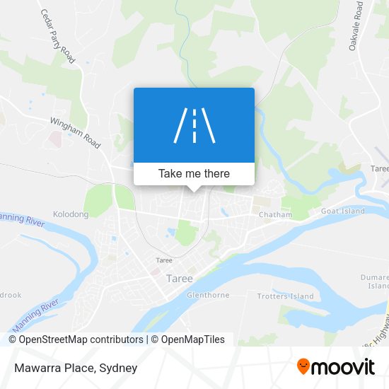 Mawarra Place map