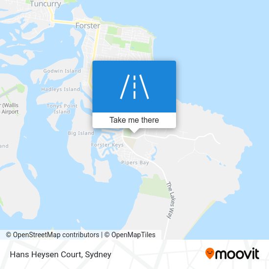 Hans Heysen Court map