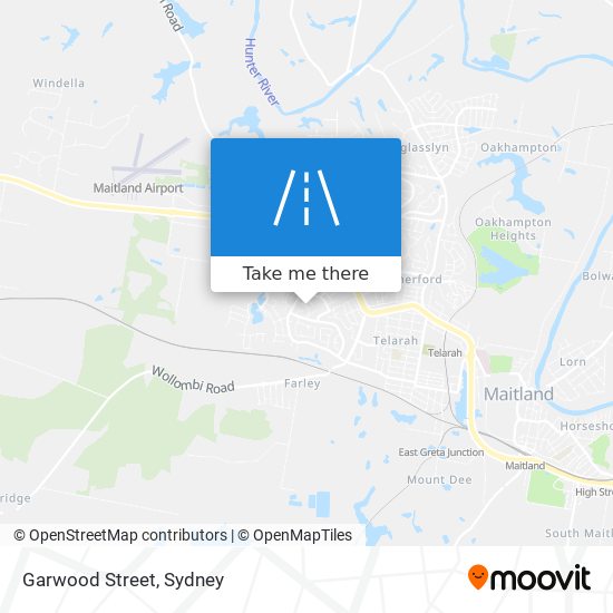 Garwood Street map