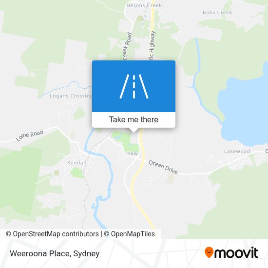 Weeroona Place map